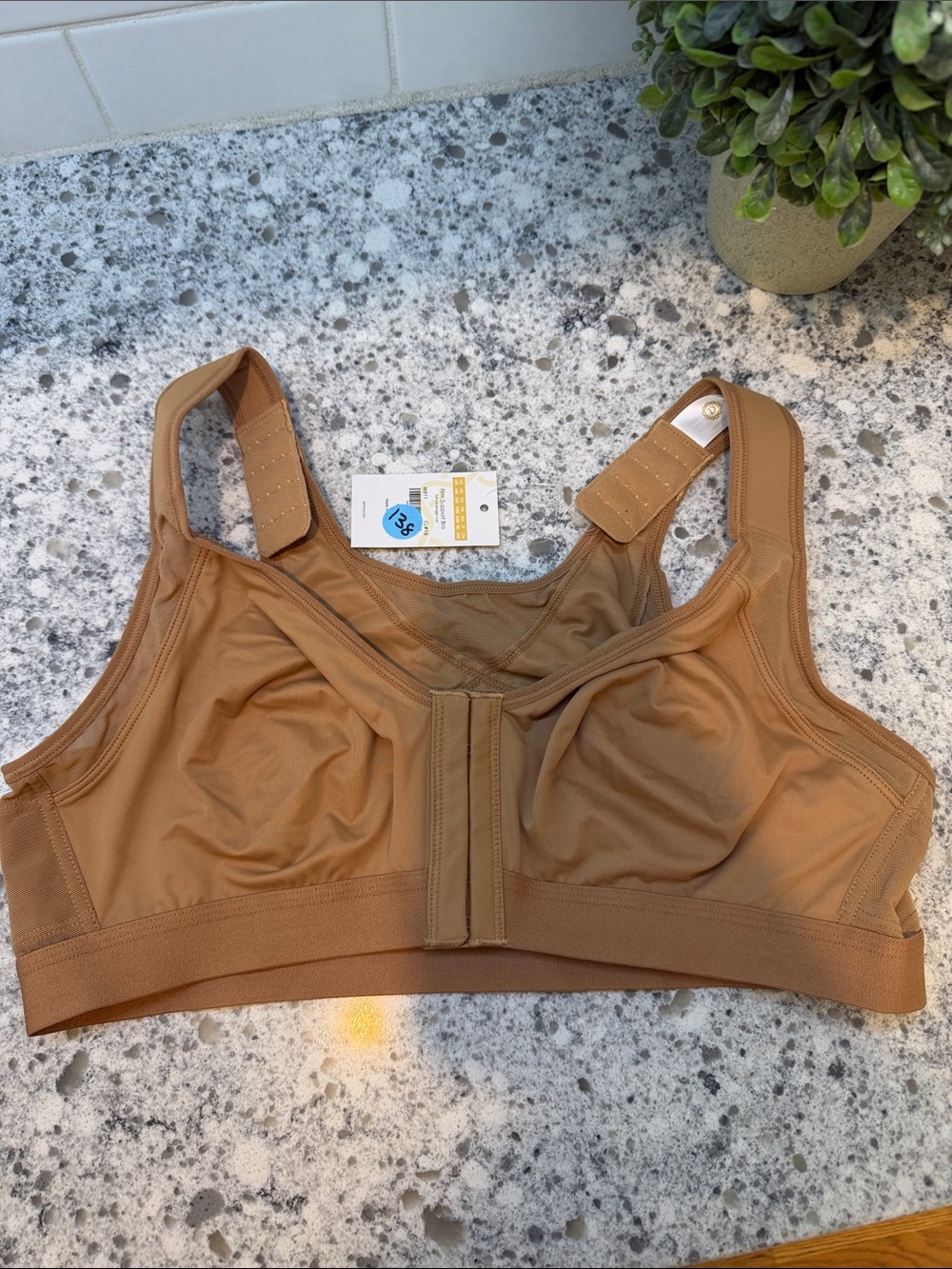 Delimira Firm Support Bra Full Coverage Cup front closure New size 40B
